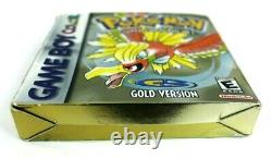 Pokemon Gold Version (game Boy Color, 2000) Complete & Authentic Cib