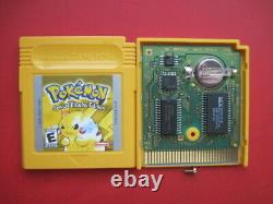 Pokémon Jaune Version Spéciale Pikachu Ed Jeu Boy Authentic & Saves