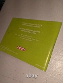 Pokemon Leaf Green Gba Game Boy Cib Complete In Box! Panier Authentique Avec Boîte Personnalisée
