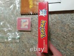 Pokemon Red Version Authentic Game Boy Charizard Complete In Box Not Sealed Mnty