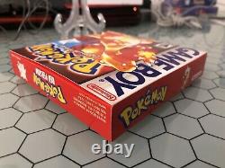 Pokemon Red Version (nintendo Jeu Garçon, 1998) Authentic Jeu & Tested Saves