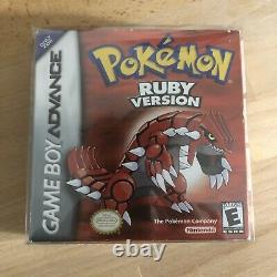 Pokemon Ruby Authentic Game Boy Advance Complete In Box (pas De Jeu)