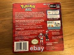 Pokemon Ruby Version Gameboy Advance Boxed Authentic American Jeu USA