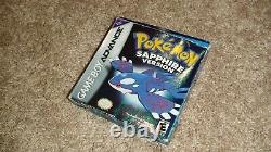 Pokemon Sapphire Version Nintendo Authentique! Jeu Boy Advance Complete Cib Gba