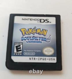 Pokemon Soulsilver Version Ds 2010 No Pokewalker Authentic Box Soul Silver