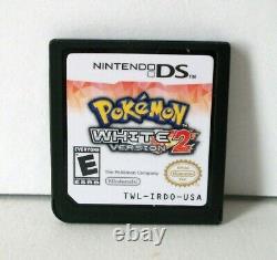 Pokemon White Version 2 Nintendo Ds Good Label Game Case Authentic Cartridge Rpg