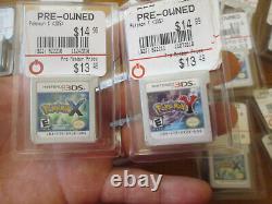 Pokemon X & Y Nintendo 3ds Lot Set Authentique Only Cartridge Works Parfectement
