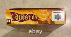 Quest 64 (nintendo 64 N64) Authentic Complete In Box Cib Clean Withprotector