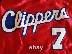 Rare Authentique Nba Jeu Jersey Champion La Clippers Lamar Odom Sz 48