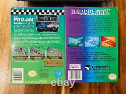 Rc Pro Am 1 + II 2 Nes Nintendo Cib Complete Box Manual Cart 100% Authentic