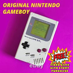 Restaured Authentic Original Nintendo Gameboy Dmg-01 Handheld Video Game Console