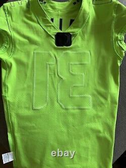 Seattle Seahawks NFL Authentic Game Worn Couleur D'occasion Rush Jersey #31 Deejay