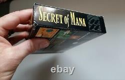 Secret Of Mana (super Nintendo Snes, 1993) Cib Authentic Nice