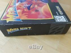 Snes Authentique Mega Man 7 Box Vintage Original