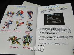 Snes Mega Man X2 Cib Authentic Cart, Insert, Plateau, Hq Custom Manual & Box Complete