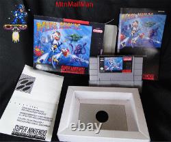 Snes Megaman X Super Nintendo Cib Complete Authentic Cart, Manuel, Poussière, New Box