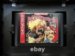 Splatterhouse 3 Sega Genesis 1993 Namco Complet En Boîte Cib Jeu Rare Autoentique