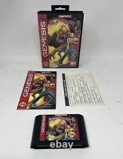 Splatterhouse 3 (sega Genesis 1993) Namco Complète En Boîte Cib Jeu Authentique