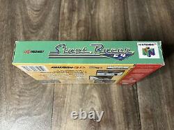 Stunt Racer 64 Nintendo 64 N64 Authentic Cib Complete Cart Box Manual Reg Card