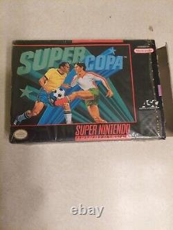 Super Copa Authentic Super Nintendo 1994 Snes Avec Boîte Et Manuel
