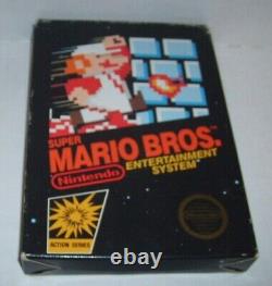Super Mario Bros. Nintendo Nes Game & Rare Authentic Box W Styrofoam & Paperwork