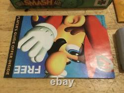 Super Smash Bros. N64 Nintendo 64 Complet Dans La Boîte Cib Original Authentic