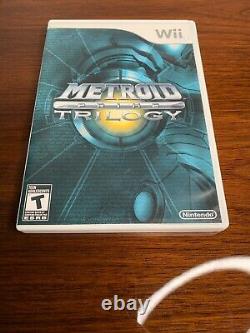 Trilogie Metroid Prime Pour Nintendo Wii Authentic Complete En Boîte Cib Samus