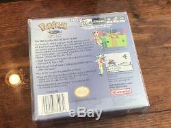 Version Cristal Pokemon (game Boy Color) Nintendo Complète De Authentique Avec Boîte