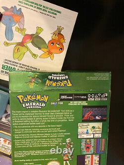 Version Emeraude De Pokemon (game Boy Advance, 2005) Complete Cib Authentic