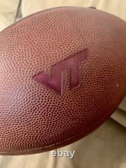 Virginia Tech Hokies Jeu Utilisé Authentique Nike Football Acc Ncaa Vt