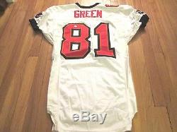 Vtg Adidas Authentique NFL Tampa Bay Buccaneers Jacquez Green Game Worn Jersey 40