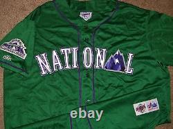 Vtg Authentic 90's National Mlb 1998 All-star Game Majestic Blank Jersey 2x Sewn