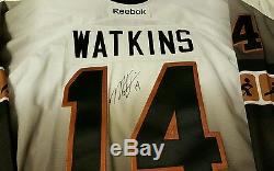 Watkins 2013-14 Hershey Bears Olympique Ahl Jersey Authentique Occasion Game-taille 56